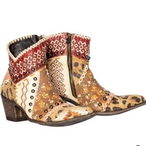 Double D by Old Gringo Blow Out Bootie Pink